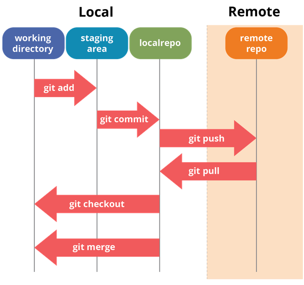La gymnastique de `Git` dans son ensemble